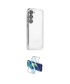 ieg™ Galaxy S23 Kılıf Vadi Minimal - Siyah 3D Antistatik Cam Ekran Koruyucu