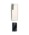 ieg™ Galaxy S23 Kılıf Vadi Minimal - Siyah 3D Antistatik Hayalet Cam Ekran Koruyucu