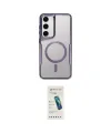 ieg™ Galaxy S23 Kılıf Yadigar Klasik Özel Seri - Şeffaf Pasifik Cam Ekran Koruyucu