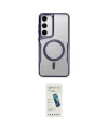ieg™ Galaxy S23 Kılıf Yadigar Klasik Özel Seri - Şeffaf Pasifik Cam Ekran Koruyucu