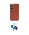 ieg™ Galaxy S23 Kılıf Yankı Serisi - Siyah 3D Antistatik Cam Ekran Koruyucu
