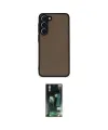 ieg™ Galaxy S23 Plus Kılıf Ahenk Çizgi Serisi - Şeffaf 360 Full Body Arka Koruyucu