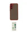 ieg™ Galaxy S23 Plus Kılıf Ahenk Çizgi Serisi - Siyah 20D Premium Cam Ekran Koruyucu
