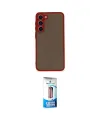 ieg™ Galaxy S23 Plus Kılıf Ahenk Çizgi Serisi - Siyah 5D Eko Cam Ekran Koruyucu