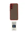 ieg™ Galaxy S23 Plus Kılıf Ahenk Çizgi Serisi - Siyah 5D Hayalet Cam Ekran Koruyucu