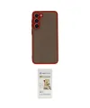 ieg™ Galaxy S23 Plus Kılıf Ahenk Çizgi Serisi - Siyah Mat Seramik Nano Ekran Koruyucu