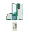 ieg™ Galaxy S23 Plus Kılıf Atlas Asil Serisi - Siyah 20D Premium Cam Ekran Koruyucu