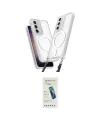 ieg™ Galaxy S23 Plus Kılıf Atlas Doku Koleksiyonu - Şeffaf Pasifik Cam Ekran Koruyucu
