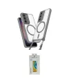 ieg™ Galaxy S23 Plus Kılıf Atlas Doku Koleksiyonu - Şeffaf Polymer Nano Ekran Koruyucu