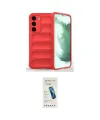 ieg™ Galaxy S23 Plus Kılıf Atlas Koleksiyonu - Şeffaf Pasifik Cam Ekran Koruyucu