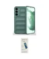 ieg™ Galaxy S23 Plus Kılıf Atlas Koleksiyonu - Şeffaf Pasifik Cam Ekran Koruyucu