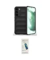 ieg™ Galaxy S23 Plus Kılıf Atlas Koleksiyonu - Şeffaf Pasifik Cam Ekran Koruyucu