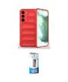 ieg™ Galaxy S23 Plus Kılıf Atlas Koleksiyonu - Siyah 5D Eko Cam Ekran Koruyucu
