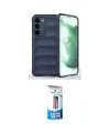 ieg™ Galaxy S23 Plus Kılıf Atlas Koleksiyonu - Siyah 5D Eko Cam Ekran Koruyucu