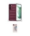 ieg™ Galaxy S23 Plus Kılıf Atlas Koleksiyonu - Siyah Hayalet Edge Cam Ekran Koruyucu