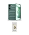 ieg™ Galaxy S23 Plus Kılıf Atlas Koleksiyonu - Siyah Mat Seramik Nano Ekran Koruyucu