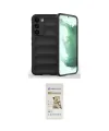 ieg™ Galaxy S23 Plus Kılıf Atlas Koleksiyonu - Siyah Mat Seramik Nano Ekran Koruyucu