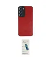ieg™ Galaxy S23 Plus Kılıf Doruk Asil Koleksiyonu - Şeffaf Pasifik Cam Ekran Koruyucu