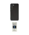 ieg™ Galaxy S23 Plus Kılıf Kozmos Yansıma Özel Seri - Siyah 5D Hayalet Cam Ekran Koruyucu