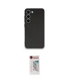 ieg™ Galaxy S23 Plus Kılıf Kozmos Yansıma Özel Seri - Siyah Hayalet Edge Cam Ekran Koruyucu