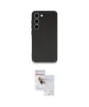ieg™ Galaxy S23 Plus Kılıf Kozmos Yansıma Özel Seri - Siyah Seramik Nano Ekran Koruyucu