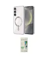 ieg™ Galaxy S23 Plus Kılıf Nova Işık Özel Seri - Siyah 20D Premium Cam Ekran Koruyucu