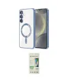 ieg™ Galaxy S23 Plus Kılıf Nova Işık Özel Seri - Siyah 20D Premium Cam Ekran Koruyucu