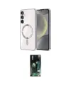 ieg™ Galaxy S23 Plus Kılıf Nova Işık Özel Seri - Siyah 360 Mat Full Body Arka Koruyucu