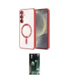 ieg™ Galaxy S23 Plus Kılıf Nova Işık Özel Seri - Siyah 360 Mat Full Body Arka Koruyucu