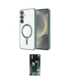 ieg™ Galaxy S23 Plus Kılıf Nova Işık Özel Seri - Siyah 360 Mat Full Body Arka Koruyucu