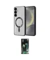 ieg™ Galaxy S23 Plus Kılıf Nova Işık Özel Seri - Siyah 360 Mat Full Body Arka Koruyucu