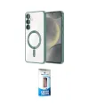 ieg™ Galaxy S23 Plus Kılıf Nova Işık Özel Seri - Siyah 5D Eko Cam Ekran Koruyucu