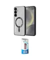 ieg™ Galaxy S23 Plus Kılıf Nova Işık Özel Seri - Siyah 5D Eko Cam Ekran Koruyucu