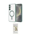 ieg™ Galaxy S23 Plus Kılıf Nova Işık Özel Seri - Siyah Mat Seramik Nano Ekran Koruyucu