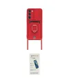 ieg™ Galaxy S23 Plus Kılıf Vadi Form Prime - Şeffaf Pasifik Cam Ekran Koruyucu