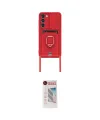 ieg™ Galaxy S23 Plus Kılıf Vadi Form Prime - Siyah Hayalet Edge Cam Ekran Koruyucu