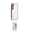 ieg™ Galaxy S23 Plus Kılıf Vadi Minimal - Siyah 20D Premium Cam Ekran Koruyucu