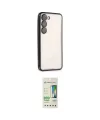 ieg™ Galaxy S23 Plus Kılıf Vadi Minimal - Siyah 20D Premium Cam Ekran Koruyucu