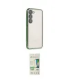 ieg™ Galaxy S23 Plus Kılıf Vadi Minimal - Siyah 20D Premium Cam Ekran Koruyucu