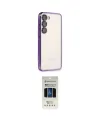 ieg™ Galaxy S23 Plus Kılıf Vadi Minimal - Siyah 5D Hayalet Cam Ekran Koruyucu
