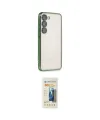 ieg™ Galaxy S23 Plus Kılıf Vadi Minimal - Siyah 6D Mat Seramik Hayalet Nano Ekran Koruyucu
