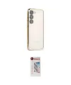 ieg™ Galaxy S23 Plus Kılıf Vadi Minimal - Siyah Hayalet Edge Cam Ekran Koruyucu