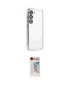 ieg™ Galaxy S23 Plus Kılıf Vadi Minimal - Siyah Hayalet Edge Cam Ekran Koruyucu