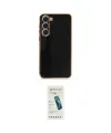 ieg™ Galaxy S23 Plus Kılıf Yankı Serisi - Şeffaf Pasifik Cam Ekran Koruyucu