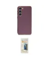ieg™ Galaxy S23 Plus Kılıf Yankı Serisi - Siyah 6D Mat Seramik Hayalet Nano Ekran Koruyucu