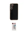 ieg™ Galaxy S23 Plus Kılıf Yankı Serisi - Siyah Hayalet Edge Cam Ekran Koruyucu