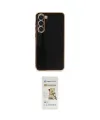 ieg™ Galaxy S23 Plus Kılıf Yankı Serisi - Siyah Mat Seramik Nano Ekran Koruyucu