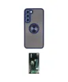 ieg™ Galaxy S23 Plus Kılıf Yörünge Çizgi - Siyah 360 Mat Full Body Arka Koruyucu
