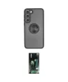 ieg™ Galaxy S23 Plus Kılıf Yörünge Çizgi - Siyah 360 Mat Full Body Arka Koruyucu