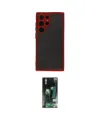 ieg™ Galaxy S23 Ultra Kılıf Ahenk Çizgi Serisi - Şeffaf 360 Full Body Arka Koruyucu